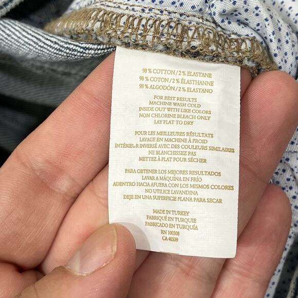 Peter Millar Collection Vintage Washed 5-Pocket Denim Jeans Mens 35 X 31 Stretch - Picture 5 of 6